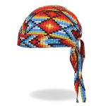 Hot Leathers Native American Pattern Lightweight Headwrap HWH1124 - Image 6