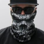 Hot Leathers HWN2001 Shredder Skull Neck Gaiter Mask - Image 2