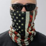 Hot Leathers HWN2005 Vintage Flag Neck Gaiter Mask - Image 2