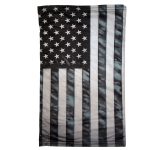 Hot Leathers HWN2006 Gray Flag Neck Gaiter Mask