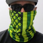 Hot Leathers HWN2007 Shamrock Flag Neck Gaiter Mask - Image 2
