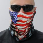 Hot Leathers HWN2010 America Rising Neck Gaiter Mask - Image 2