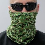 Hot Leathers HWN2011 Camo Skull Pattern Neck Gaiter Mask - Image 2