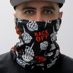 Hot Leathers HWN2012 Back Off Finger Neck Gaiter Mask - Image 2