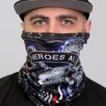 Hot Leathers HWN2013 Thin Line Eagle Neck Gaiter Mask - Image 2