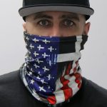 Hot Leathers HWN2015 Flag Cross Neck Gaiter Mask - Image 2