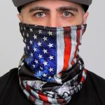 Hot Leathers HWN2025 Patriot Skull Neck Gaiter - Image 2