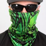 Hot Leathers HWN2027 Over The Top Skulls Neck Gaiter - Image 2