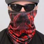 Hot Leathers HWN2029 Black Widow Neck Gaiter - Image 2