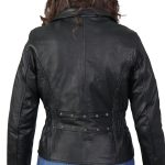 Hot Leathers JKL1009 Ladies Braided Motorcycle Leather Jacket - Image 7