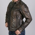 Hot Leathers JKL1024 Women’s Distressed Brown Leather Jacket with Conceal and Carry Pockets - Image 2