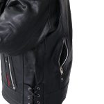 Hot Leathers JKL1025 Ladies Lace Up Sleeves Leather Jacket - Image 3