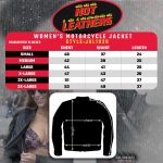 Hot Leathers JKL1028 Studs and Fringe Ladies Black Carry Conceal Leather Jacket - Image 3