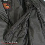 Hot Leathers JKL2001 Women’s Black ‘Embroidered Bling Rose Design’ Braided Motorcycle Leather Jacket - Image 9