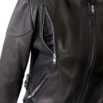 Hot Leathers JKL5001 USA Made Ladies Vented Black Leather Jacket - Image 9