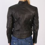 Hot Leathers JKL5001 USA Made Ladies Vented Black Leather Jacket - Image 4