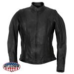 Hot Leathers JKL5002 USA Made Ladies Clean Cut Black Leather Jacket - Image 9