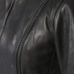 Hot Leathers JKL5002 USA Made Ladies Clean Cut Black Leather Jacket - Image 6