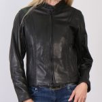 Hot Leathers JKL5002 USA Made Ladies Clean Cut Black Leather Jacket - Image 3