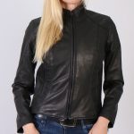 Hot Leathers JKL5003 USA Made Women’s Black Clean Cut Leather Jacket - Image 3