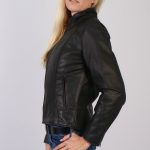 Hot Leathers JKL5003 USA Made Women’s Black Clean Cut Leather Jacket - Image 6
