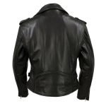 Hot Leathers JKL5004 USA Made Womens ‘The Flaunt’ Premium Black Classic Motorcycle Style Leather Jacket - Image 8