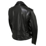 Hot Leathers JKL5004 USA Made Womens ‘The Flaunt’ Premium Black Classic Motorcycle Style Leather Jacket - Image 7