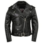 Hot Leathers JKL5004 USA Made Womens ‘The Flaunt’ Premium Black Classic Motorcycle Style Leather Jacket - Image 9