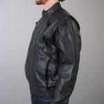 Hot Leathers JKM1005 Men’s Black Premium Leather Vented Motorcycle Biker Jacket - Image 4