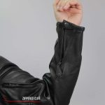 Hot Leathers JKM1021 Men’s Black Leather Vented Scooter Jacket with Conceal and Carry Pockets - Image 10