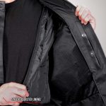 Hot Leathers JKM1021 Men’s Black Leather Vented Scooter Jacket with Conceal and Carry Pockets - Image 5