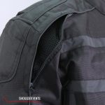 Hot Leathers JKM1023 Men’s Black High Visibility Nylon Jacket with Concealed Carry Pocket - Image 6