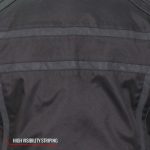 Hot Leathers JKM1023 Men’s Black High Visibility Nylon Jacket with Concealed Carry Pocket - Image 14