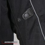 Hot Leathers JKM1024 Men’s Black All Weather Armored Nylon Jacket with Concealed Carry Pocket - Image 4