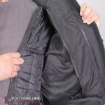 Hot Leathers JKM1024 Men’s Black All Weather Armored Nylon Jacket with Concealed Carry Pocket - Image 13