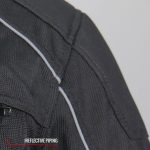 Hot Leathers JKM1024 Men’s Black All Weather Armored Nylon Jacket with Concealed Carry Pocket - Image 11