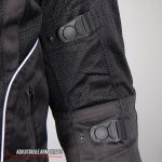 Hot Leathers JKM1025 Men’s Black Armored  Nylon Mesh Jacket with Reflective Piping and Concealed Carry Pocket - Image 5