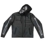 Hot Leathers JKM1031 Men’s ‘Skull and Bones’ Leather Jacket with Flannel Lining - Image 14