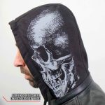 Hot Leathers JKM1031 Men’s ‘Skull and Bones’ Leather Jacket with Flannel Lining - Image 5