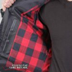 Hot Leathers JKM1031 Men’s ‘Skull and Bones’ Leather Jacket with Flannel Lining - Image 12