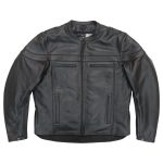 Hot Leathers JKM1032 Men’s Black ‘Skull Flag’ Printed Leather Jacket with Concealed Carry Pockets - Image 9