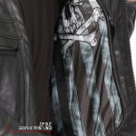 Hot Leathers JKM1032 Men’s Black ‘Skull Flag’ Printed Leather Jacket with Concealed Carry Pockets - Image 5