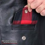 Hot Leathers JKM2001 Men’s Black ‘Skull And Crossbones’ Motorcycle Leather Jacket - Image 8