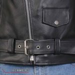 Hot Leathers JKM2001 Men’s Black ‘Skull And Crossbones’ Motorcycle Leather Jacket - Image 10