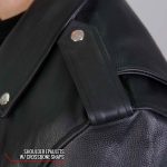 Hot Leathers JKM2001 Men’s Black ‘Skull And Crossbones’ Motorcycle Leather Jacket - Image 12