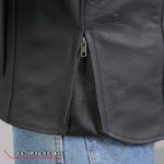 Hot Leathers JKM2002 Men’s Black ‘Reflective Skull’ Printed Leather Jacket with Concealed Carry Pockets - Image 11