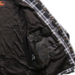 Hot Leathers JKM3002 Men’s Black and White Flannel Motorcycle Shirt-Jacket w/ CE Armor Protection - Image 9