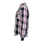 Hot Leathers JKM3001 Men’s Red and White Flannel Motorcycle Shirt-Jacket w/ CE Armor Protection - Image 14