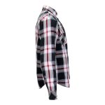 Hot Leathers JKM3001 Men’s Red and White Flannel Motorcycle Shirt-Jacket w/ CE Armor Protection - Image 13
