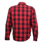 Hot Leathers JKM3003 Men’s Red and Black Armored Flannel Motorcycle Shirt-Jacket w/ CE Armor Protection - Image 7